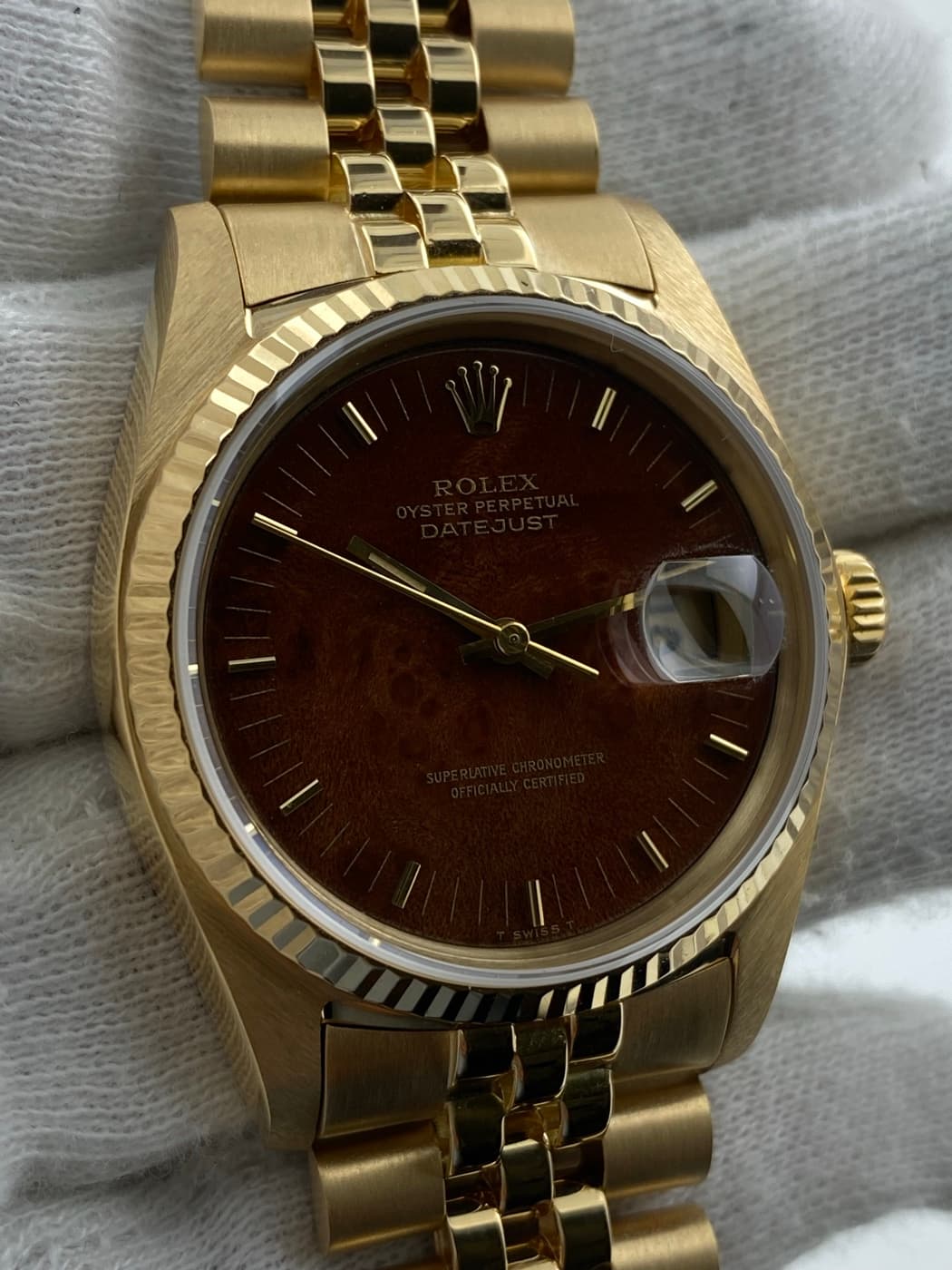 Rolex Datejust 36 „Wurzelholz“